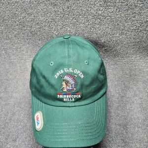 USGA 2018 US Open Shinnecock Hills Member Hat Green Cotton Adjustable Golf Cap